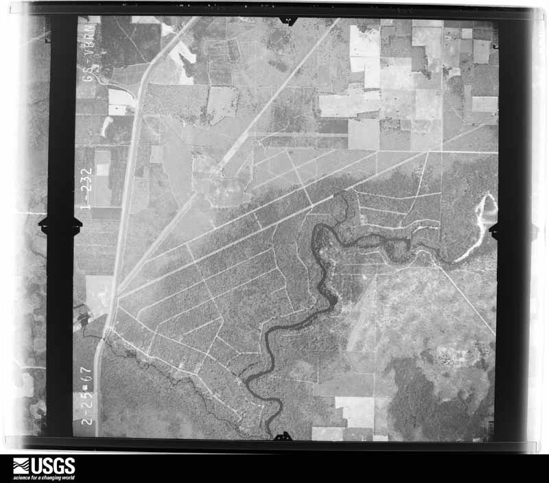 U.S. Geological Survey aerial photograph, 1967-02-25, scale 1:24000