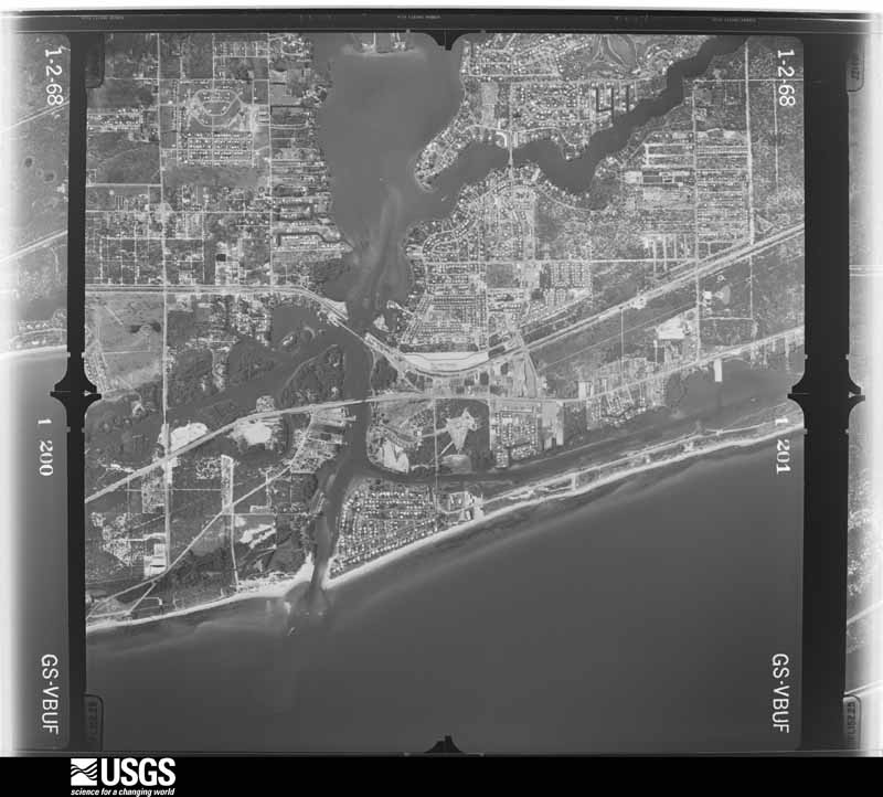 U.S. Geological Survey aerial photograph, 1968-01-02, scale 1:24000