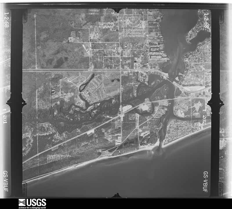 U.S. Geological Survey aerial photograph, 1968-01-02, scale 1:24000