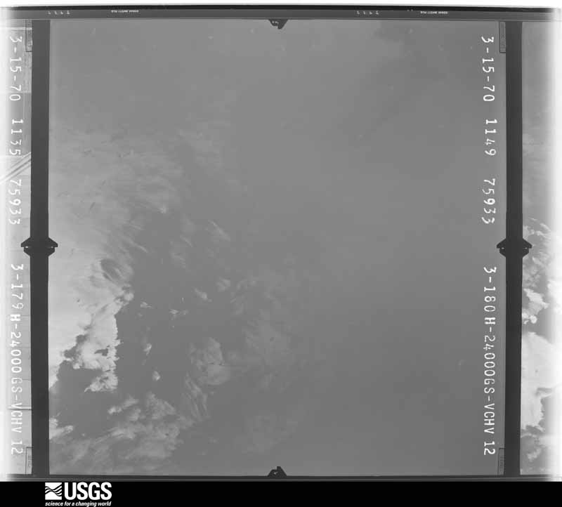 U.S. Geological Survey aerial photograph, 1970-03-15, scale 1:24000