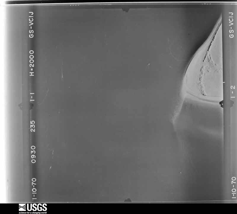 U.S. Geological Survey aerial photograph, 1970-01-10, scale 1:4000