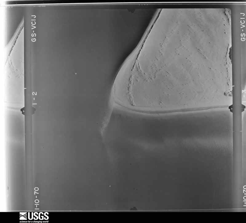 U.S. Geological Survey aerial photograph, 1970-01-10, scale 1:4000