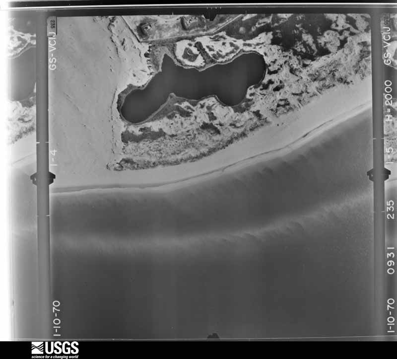 U.S. Geological Survey aerial photograph, 1970-01-10, scale 1:4000