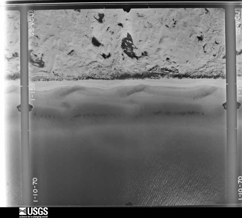 U.S. Geological Survey aerial photograph, 1970-01-10, scale 1:4000