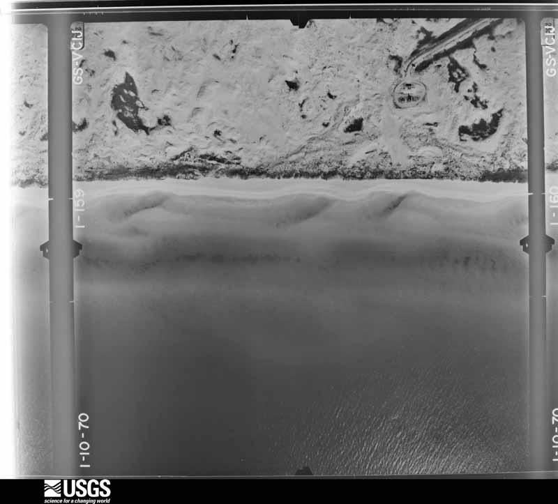 U.S. Geological Survey aerial photograph, 1970-01-10, scale 1:4000