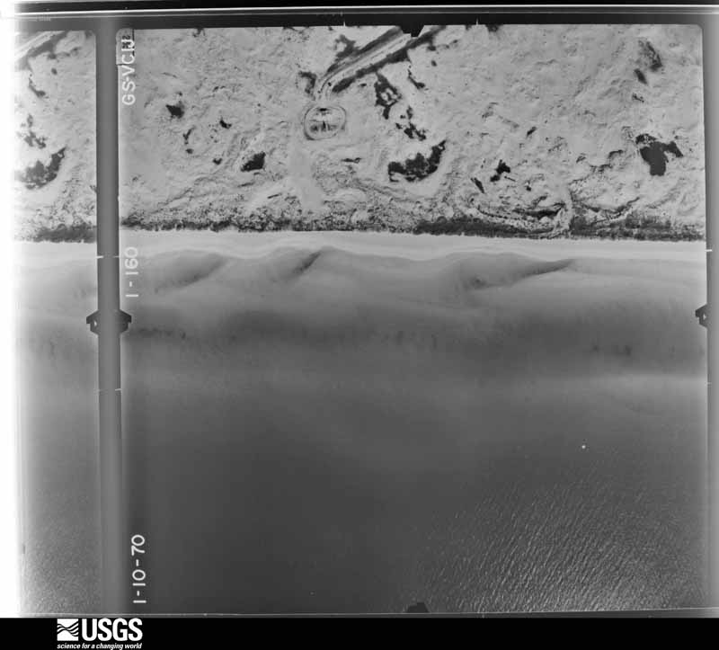 U.S. Geological Survey aerial photograph, 1970-01-10, scale 1:4000