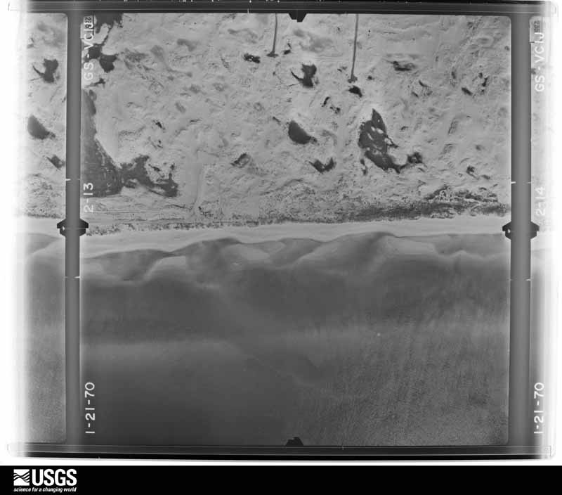 U.S. Geological Survey aerial photograph, 1970-01-21, scale 1:4000
