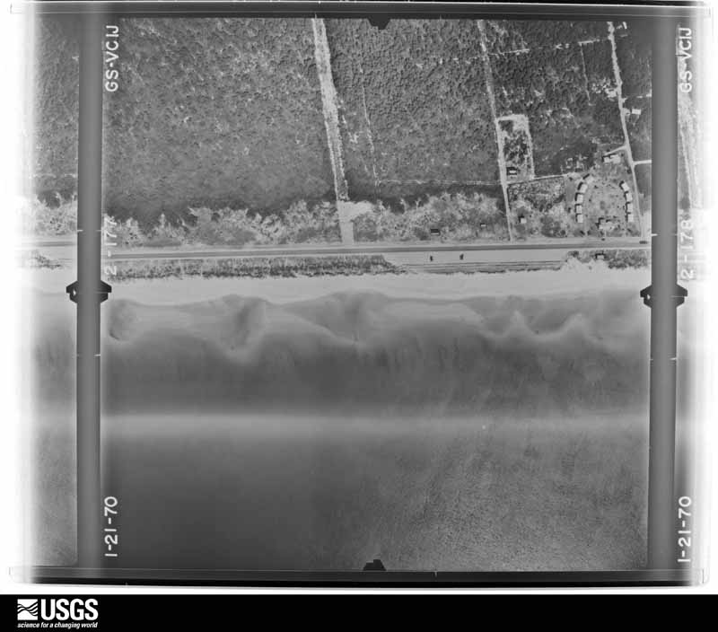 U.S. Geological Survey aerial photograph, 1970-01-21, scale 1:4000