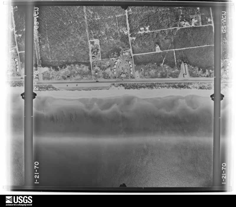 U.S. Geological Survey aerial photograph, 1970-01-21, scale 1:4000