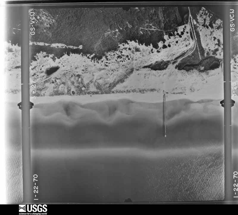 U.S. Geological Survey aerial photograph, 1970-01-22, scale 1:4000