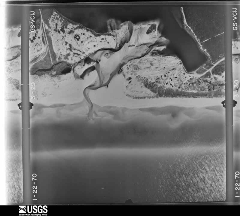 U.S. Geological Survey aerial photograph, 1970-01-22, scale 1:4000