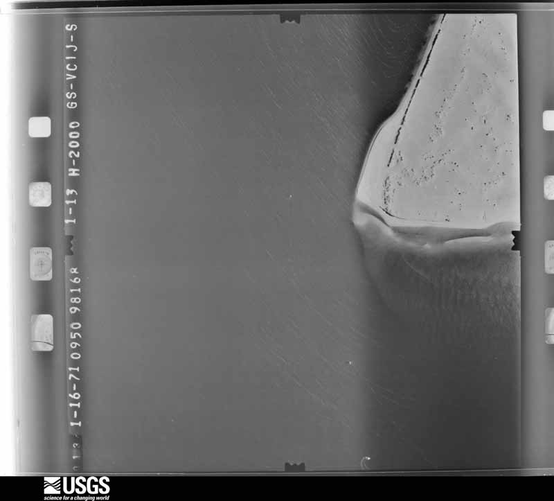 U.S. Geological Survey aerial photograph, 1971-01-16, scale 1:4000