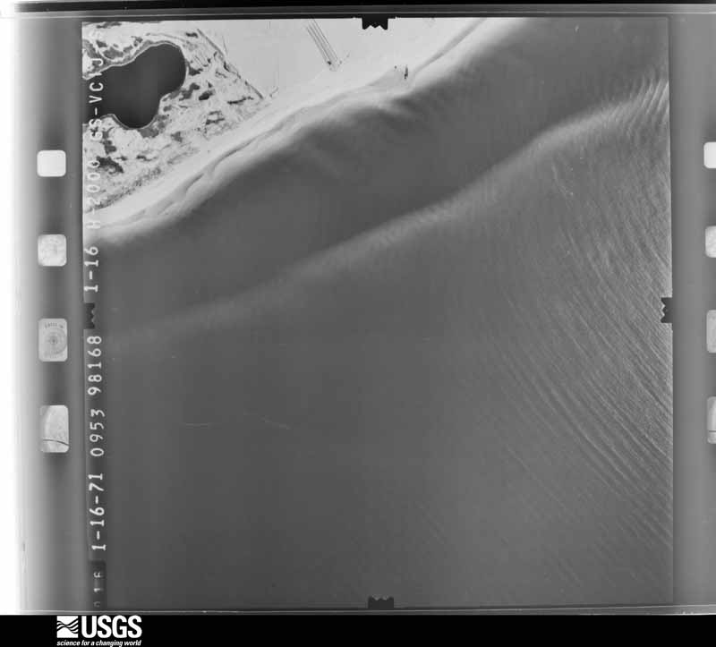 U.S. Geological Survey aerial photograph, 1971-01-16, scale 1:4000
