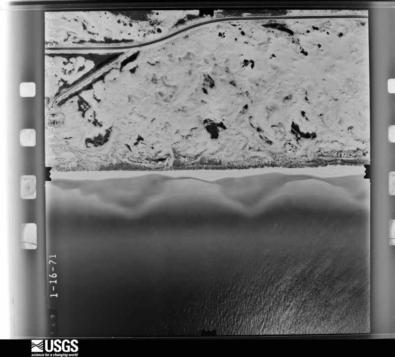 U.S. Geological Survey aerial photograph, 1971-01-16, scale 1:4000