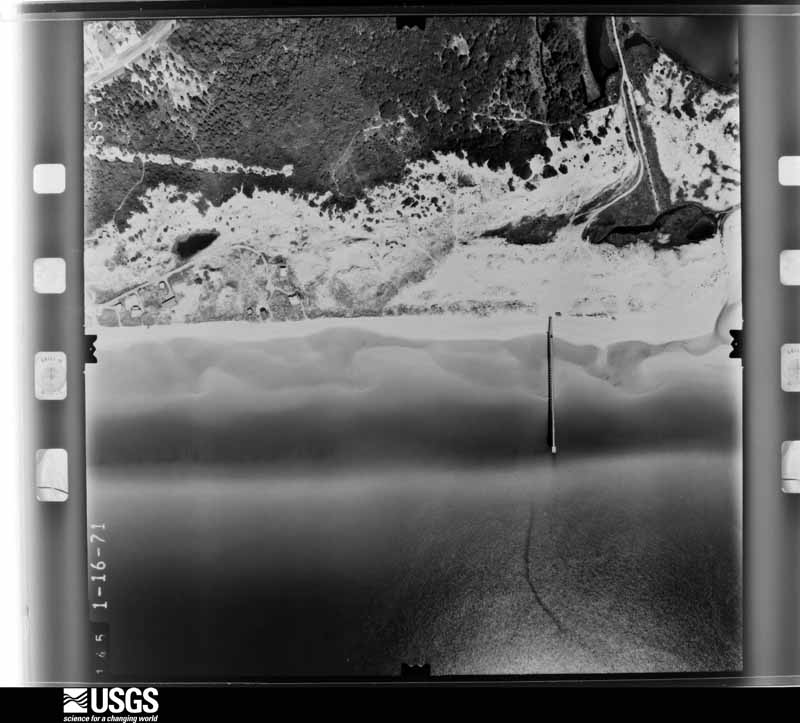 U.S. Geological Survey aerial photograph, 1971-01-16, scale 1:4000