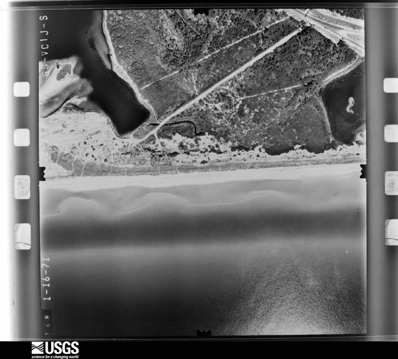 U.S. Geological Survey aerial photograph, 1971-01-16, scale 1:4000