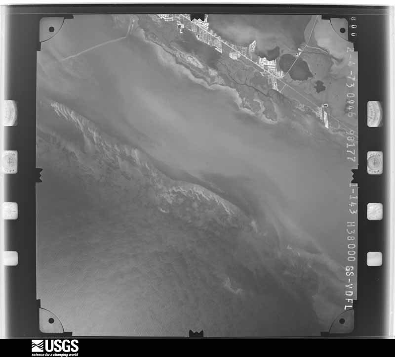 U.S. Geological Survey aerial photograph, 1973-02-04, scale 1:76000