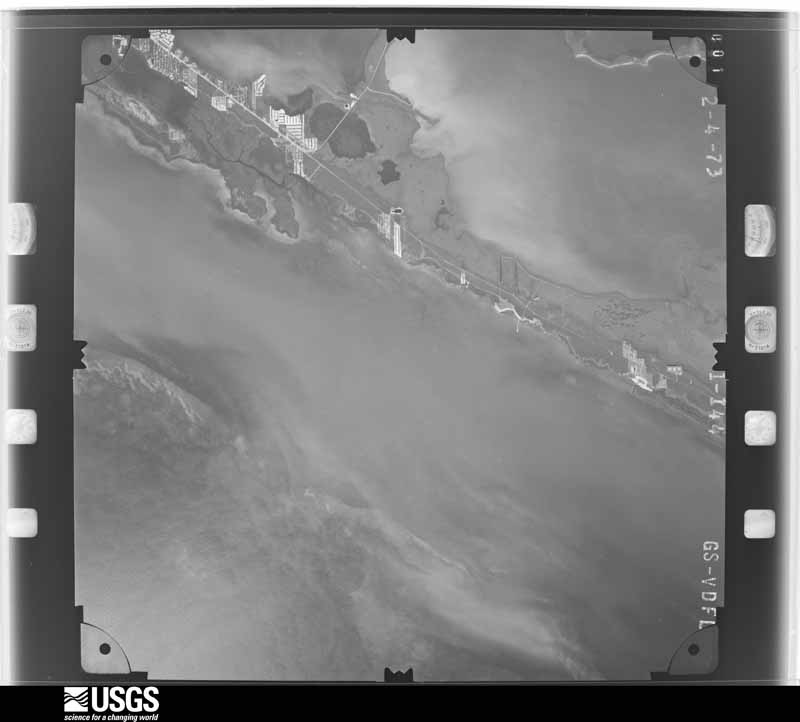U.S. Geological Survey aerial photograph, 1973-02-04, scale 1:76000