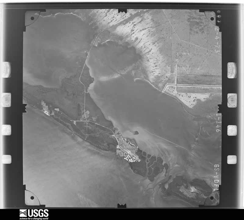 U.S. Geological Survey aerial photograph, 1973-02-04, scale 1:76000