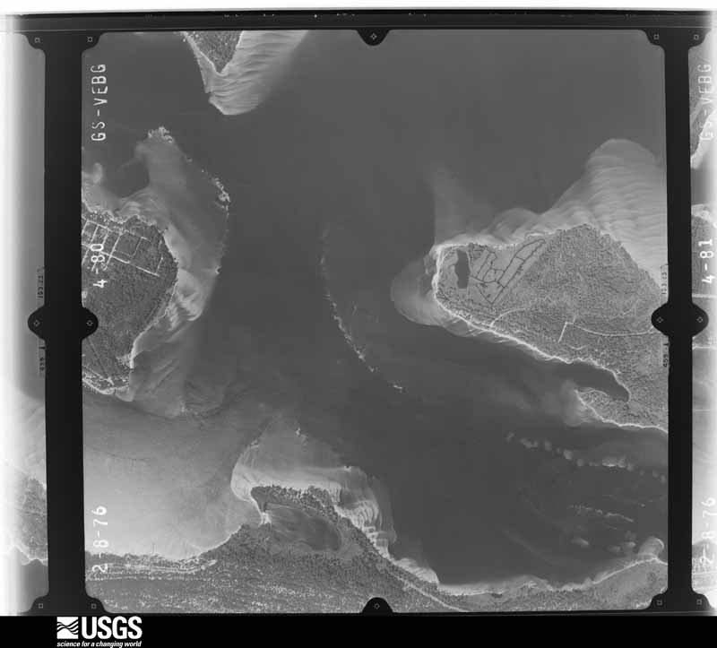 U.S. Geological Survey aerial photograph, 1976-02-01, scale 1:15600