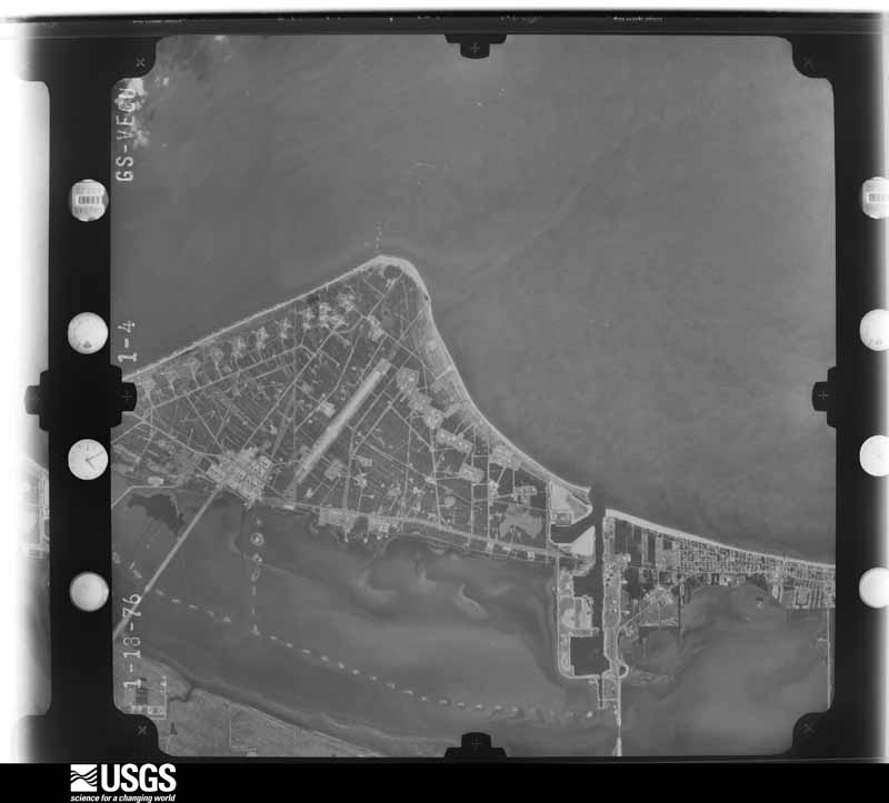 U.S. Geological Survey aerial photograph, 1976-01-18, scale 1:80000