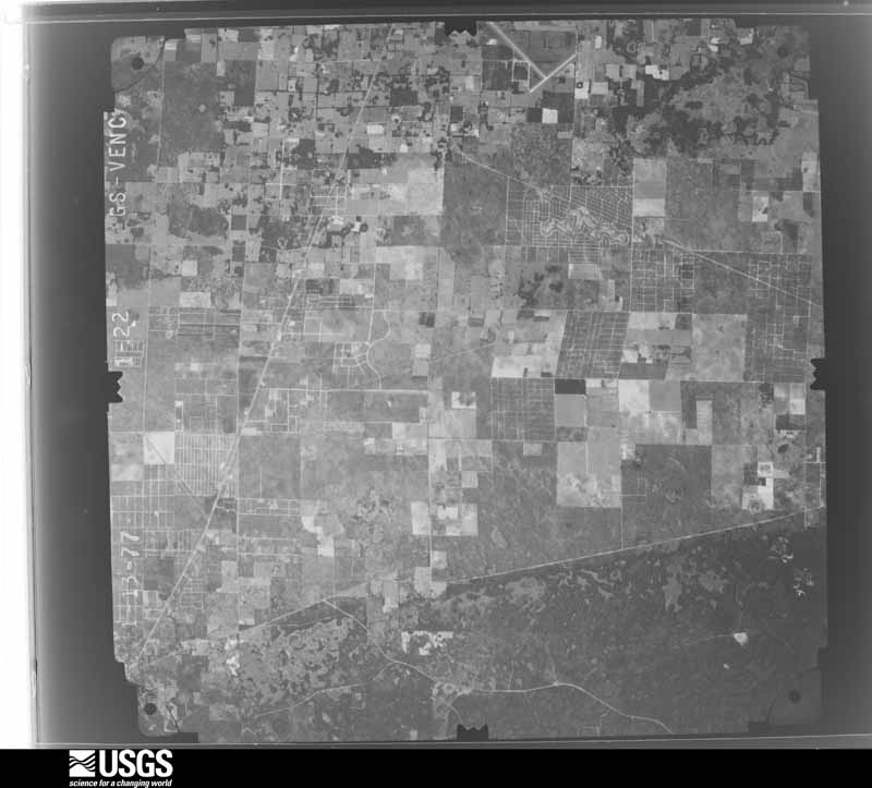 U.S. Geological Survey aerial photograph, 1977-11-13, scale 1:80000