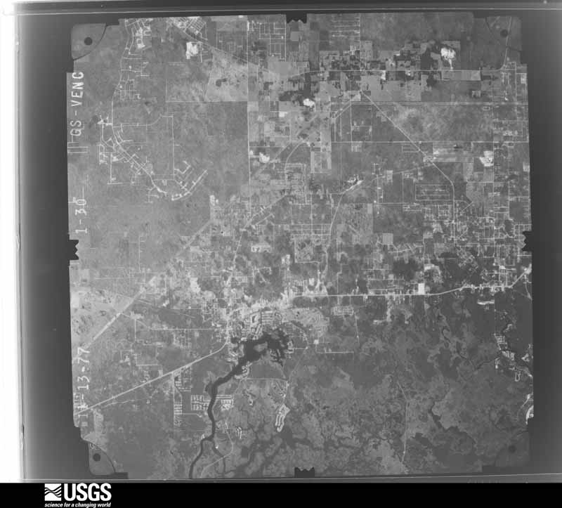 U.S. Geological Survey aerial photograph, 1977-11-13, scale 1:80000