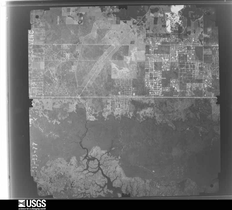 U.S. Geological Survey aerial photograph, 1977-11-13, scale 1:80000
