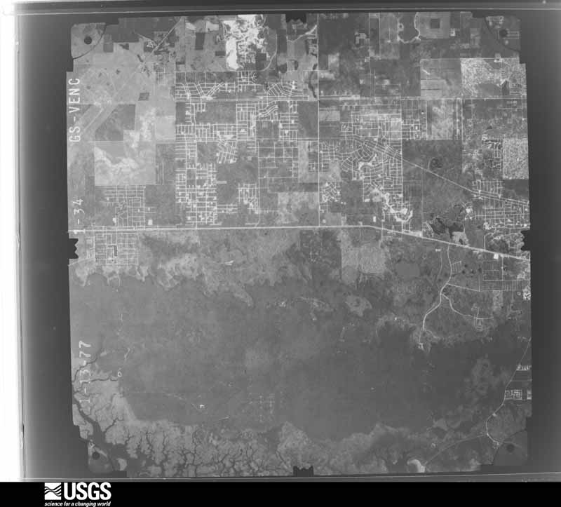 U.S. Geological Survey aerial photograph, 1977-11-13, scale 1:80000