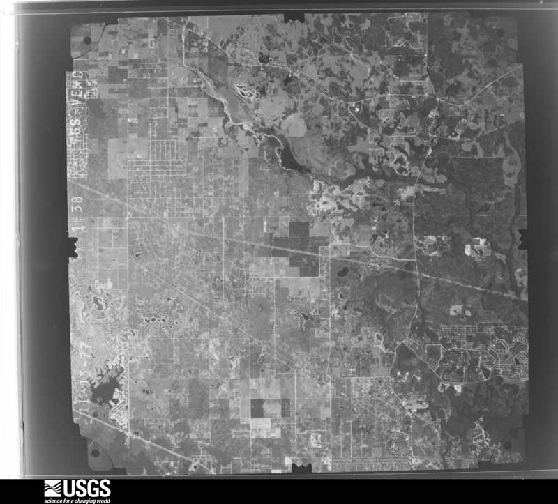 U.S. Geological Survey aerial photograph, 1977-11-13, scale 1:80000
