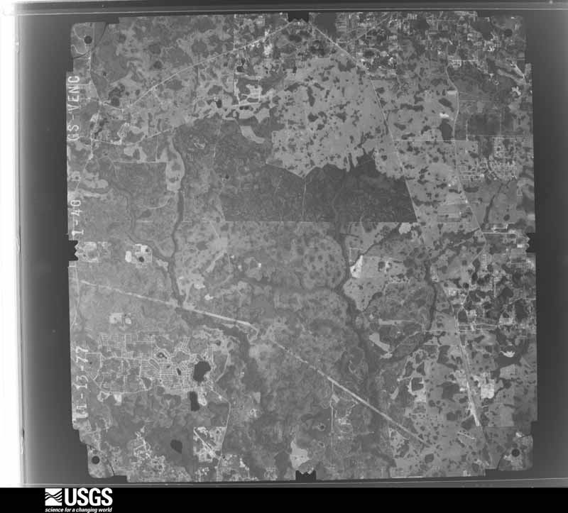 U.S. Geological Survey aerial photograph, 1977-11-13, scale 1:80000