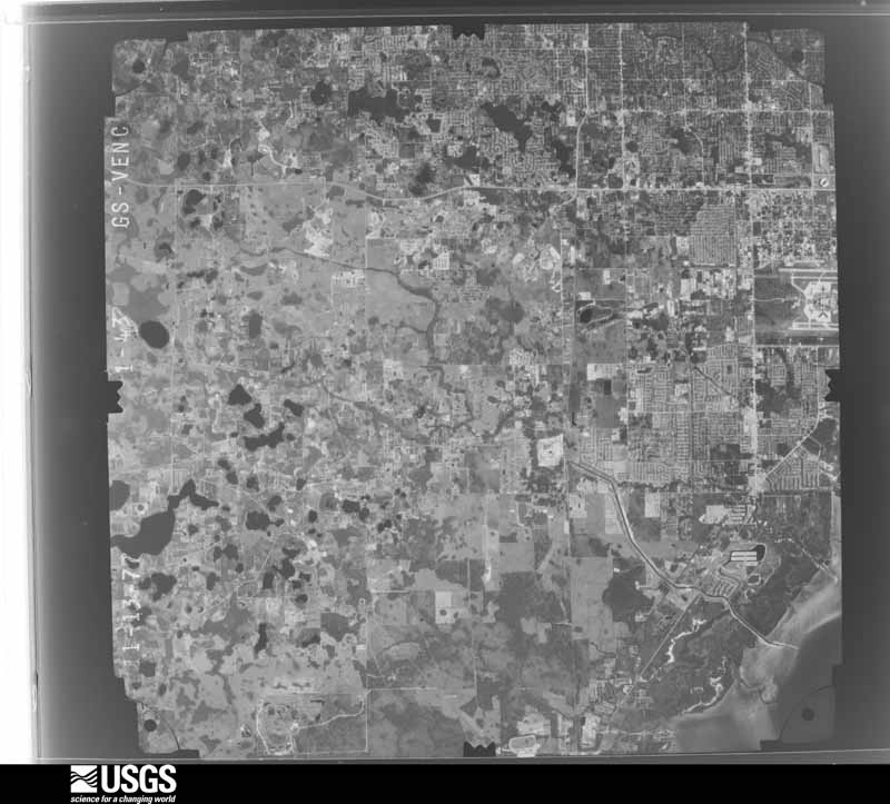 U.S. Geological Survey aerial photograph, 1977-11-13, scale 1:80000