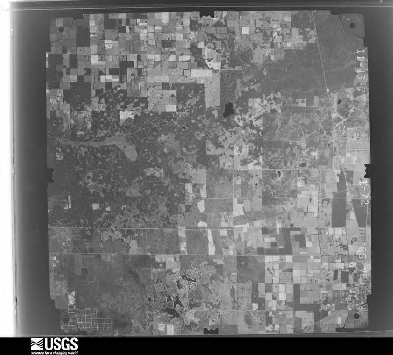 U.S. Geological Survey aerial photograph, 1977-11-13, scale 1:80000