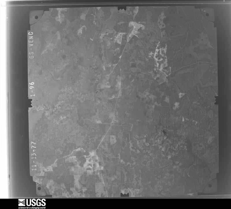 U.S. Geological Survey aerial photograph, 1977-11-13, scale 1:80000