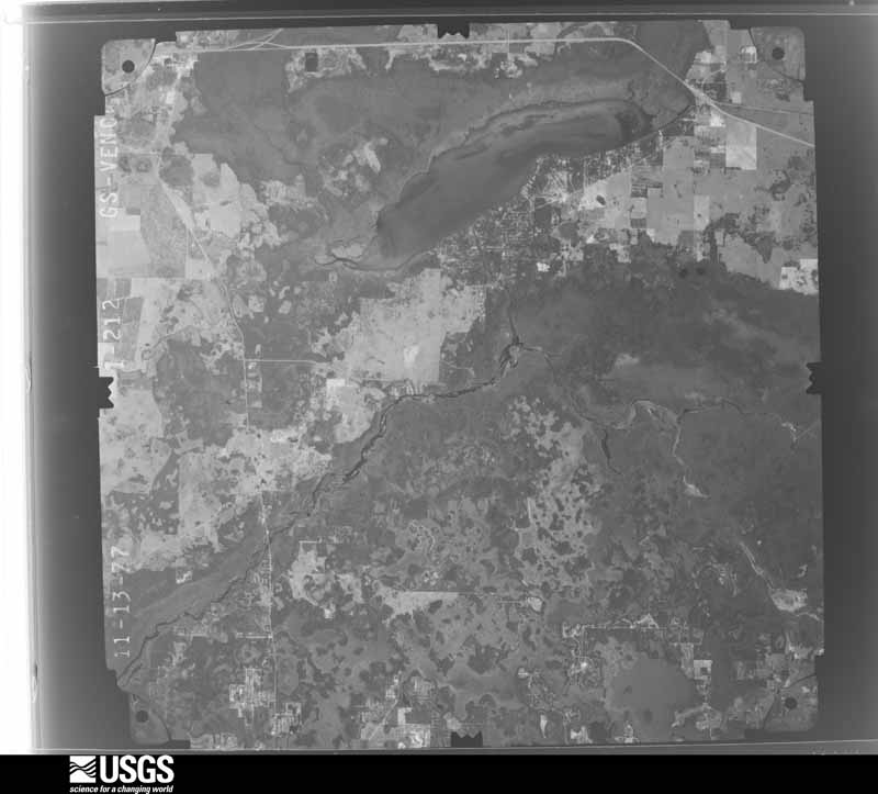 U.S. Geological Survey aerial photograph, 1977-11-13, scale 1:80000