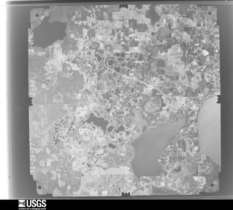 U.S. Geological Survey aerial photograph, 1977-11-26, scale 1:80000
