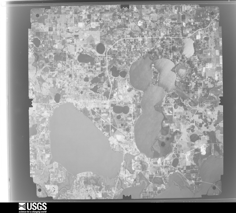 U.S. Geological Survey aerial photograph, 1977-11-26, scale 1:80000