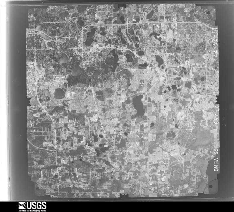 U.S. Geological Survey aerial photograph, 1977-11-26, scale 1:80000