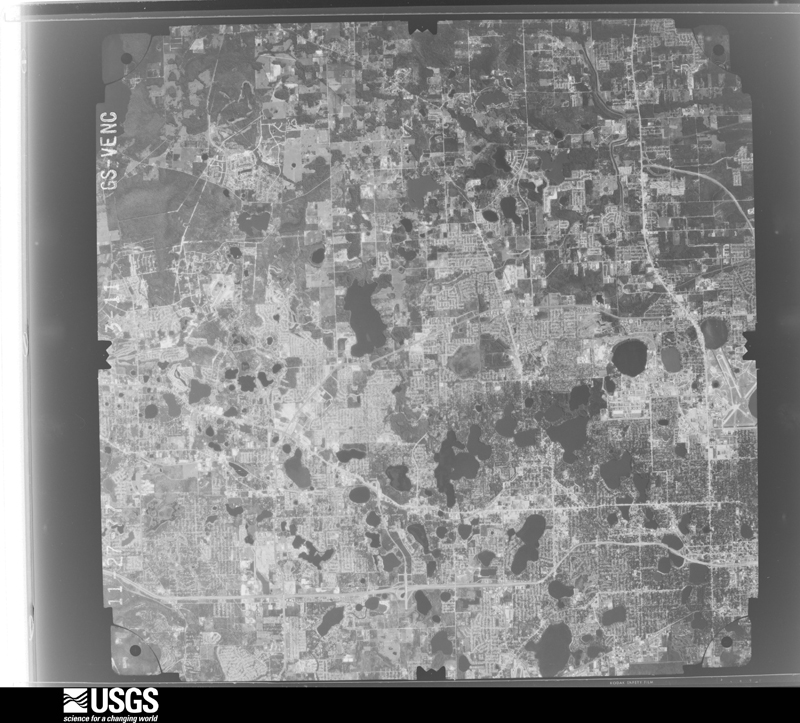 U.S. Geological Survey aerial photograph, 1977-11-27, scale 1:80000