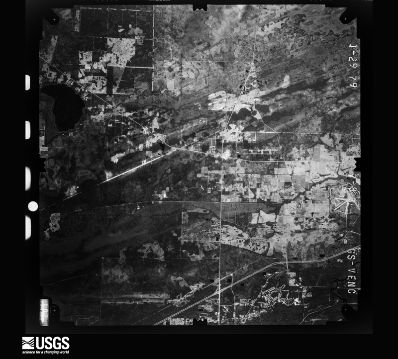 U.S. Geological Survey aerial photograph, 1979-01-29, scale 1:80000