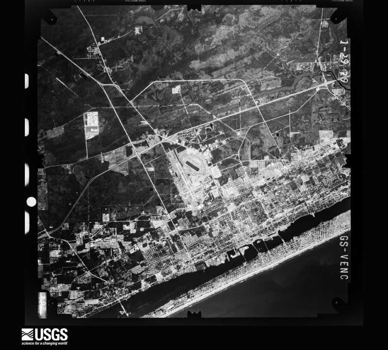 U.S. Geological Survey aerial photograph, 1979-01-29, scale 1:80000