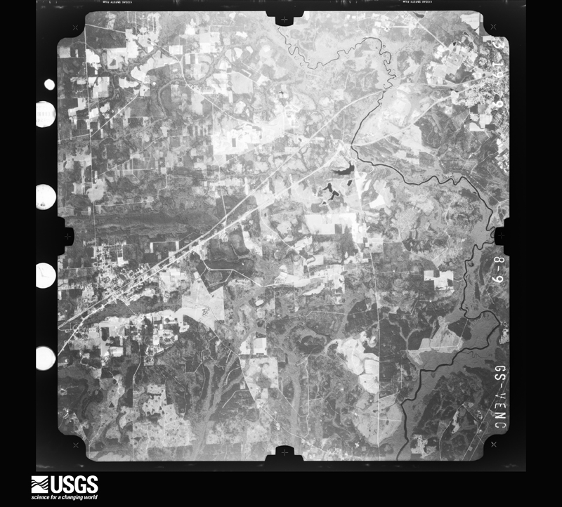 U.S. Geological Survey aerial photograph, 1979-03-19, scale 1:80000