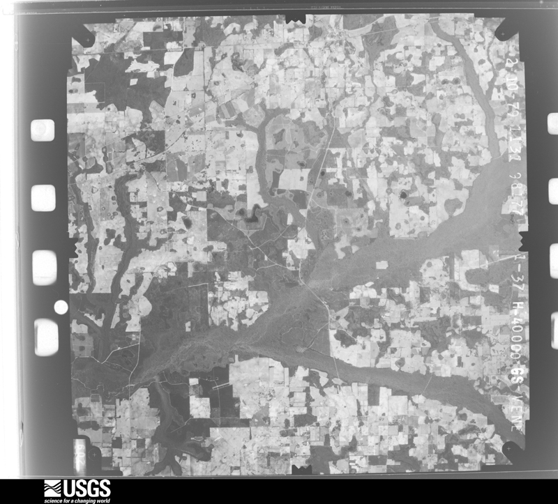 U.S. Geological Survey aerial photograph, 1979-03-01, scale 1:80000