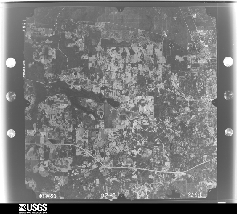 U.S. Geological Survey aerial photograph, 1978-03-05, scale 1:80000
