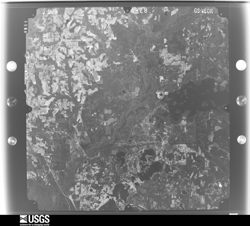 U.S. Geological Survey aerial photograph, 1978-03-05, scale 1:80000