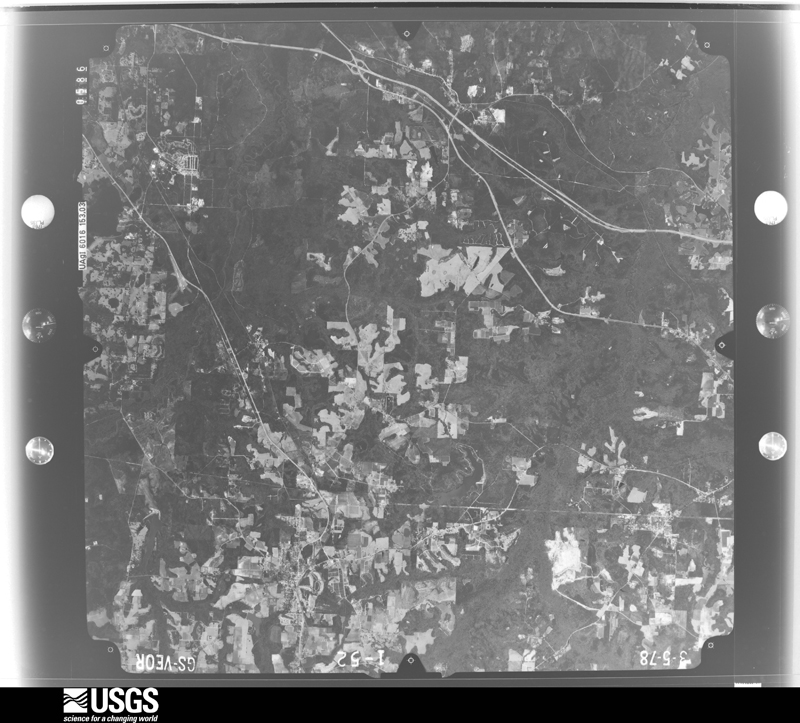 U.S. Geological Survey aerial photograph, 1978-03-05, scale 1:80000