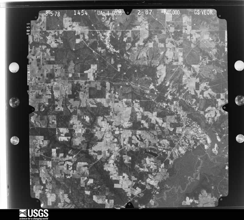 U.S. Geological Survey aerial photograph, 1978-03-05, scale 1:80000