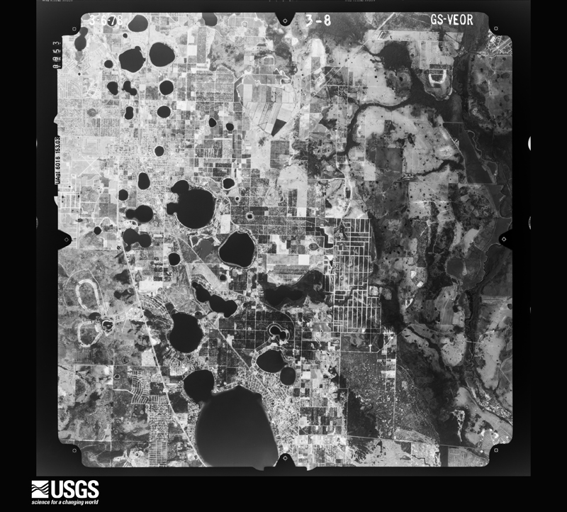 U.S. Geological Survey aerial photograph, 1978-03-06, scale 1:80000