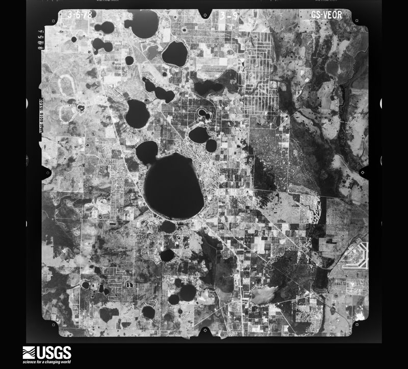 U.S. Geological Survey aerial photograph, 1978-03-06, scale 1:80000