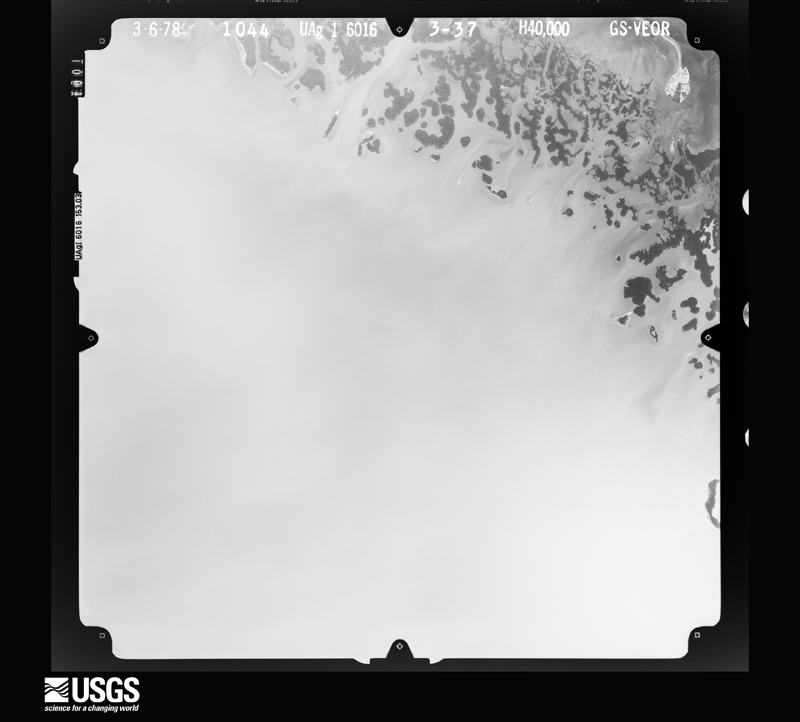 U.S. Geological Survey aerial photograph, 1978-03-06, scale 1:80000